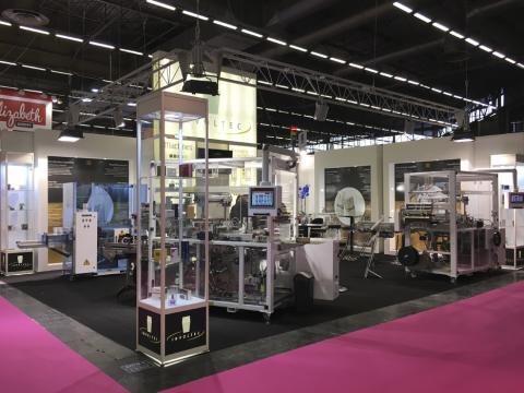 Marden Edwards / Involtec Stand at Emballage 2016 