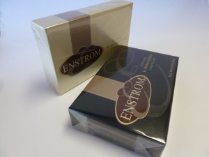 overwrapped Enstrom confectionery carton