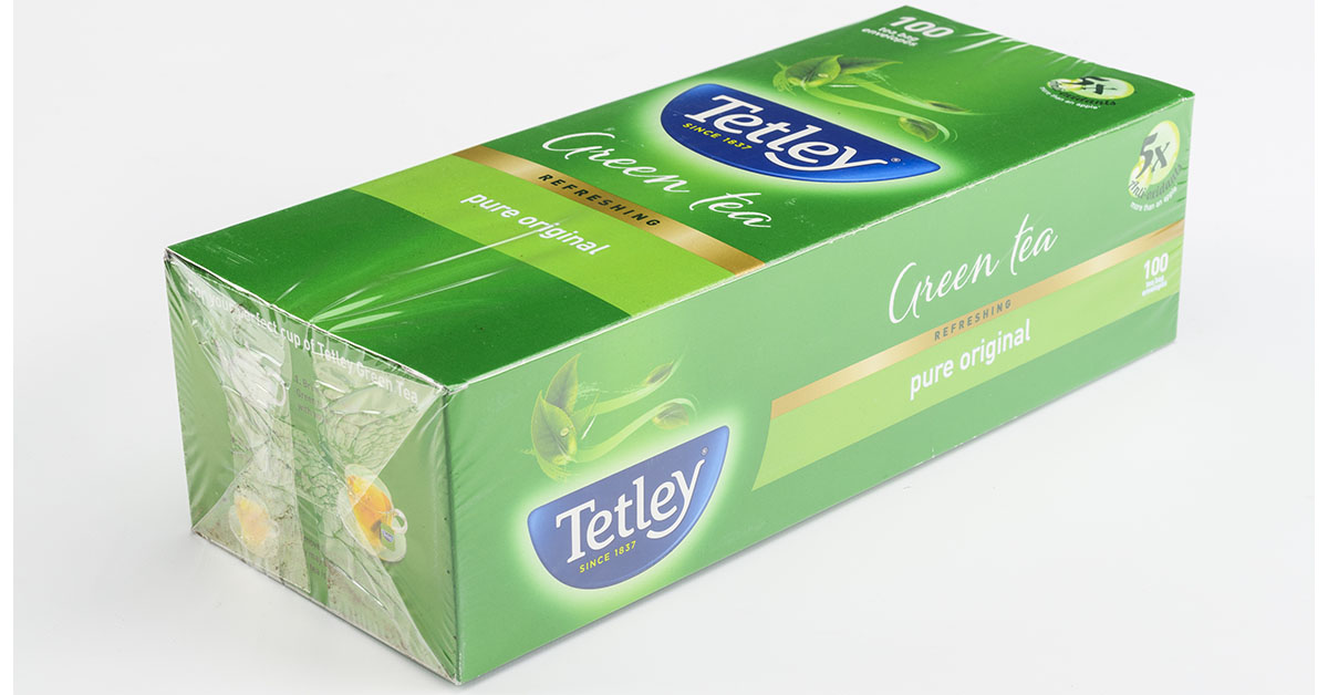 Tetley Tea Carton Film Overwrap