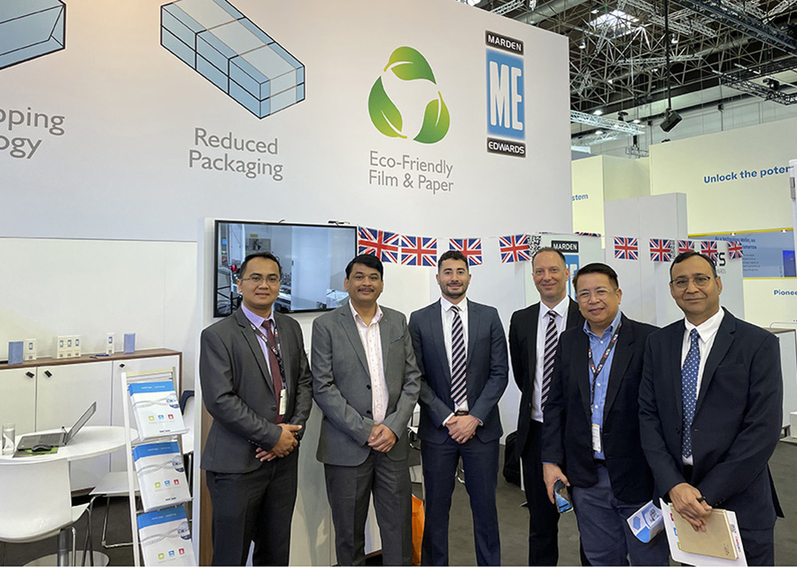 Marden Edwards with Trade Partners Clearpack at Interpack 2023