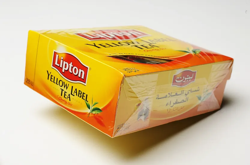 Lipton Tea Carton Overwrap