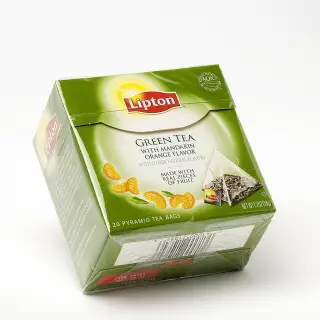 Small Tea Carton Overwrapping